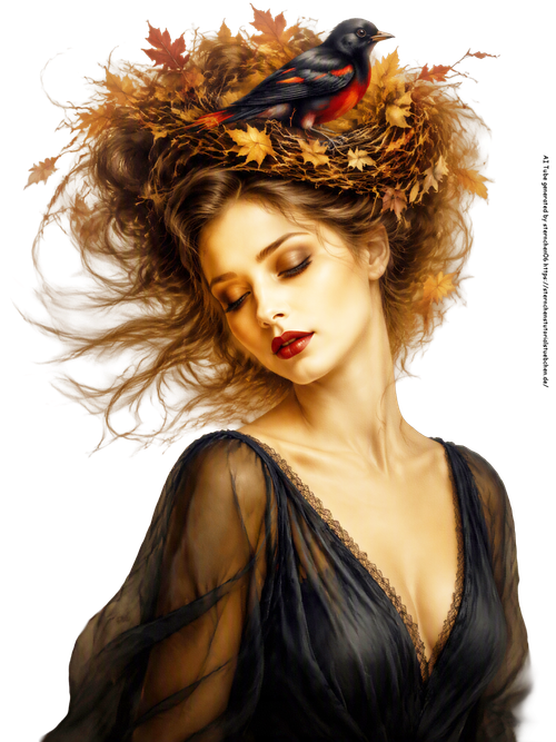 airbrush frau herbst 03
