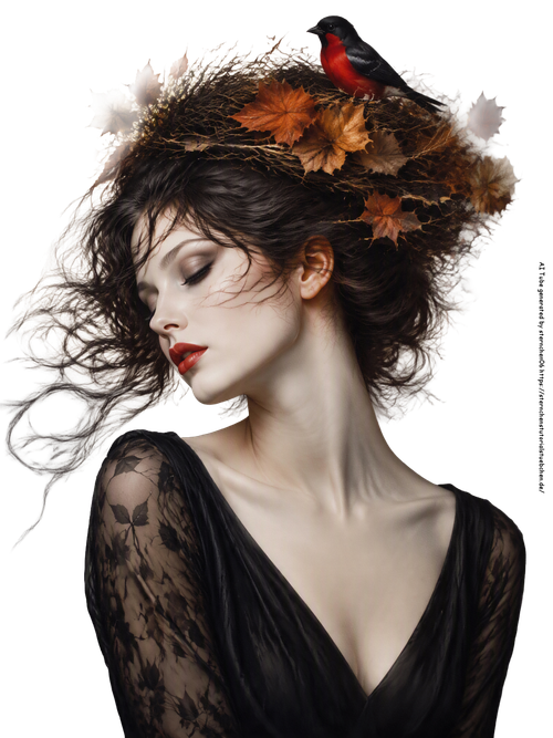 porzellan frau herbst 04
