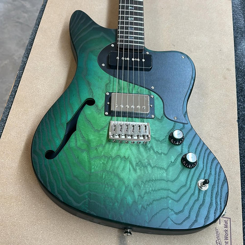 PJD guitars Custom shop St John Classic in green burst..jpg