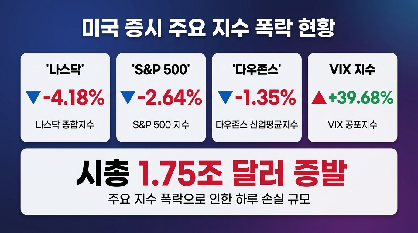 주요 지수 동향 인포그래픽