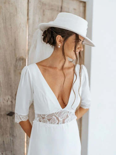 Alba Hat – Elegant Bridal Hat for Modern Wedding Style  Madame A Dit Oui.jpg