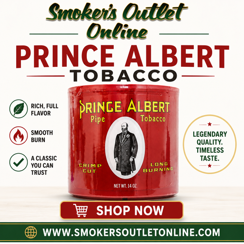 Order Prince Albert Pipe Tobacco Online from Smoker's Outlet.png