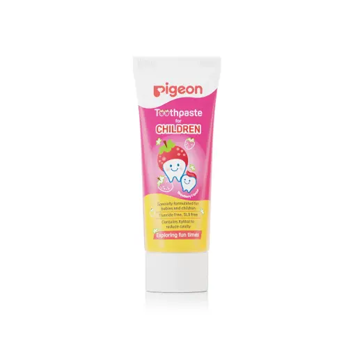Pigeon Toothpaste for Children Strawberry Flavour.webp