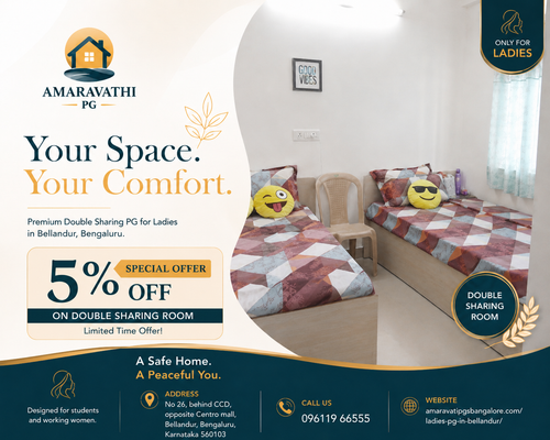 Get 5% OFF on our Double Sharing Room at Amaravathi PG..png