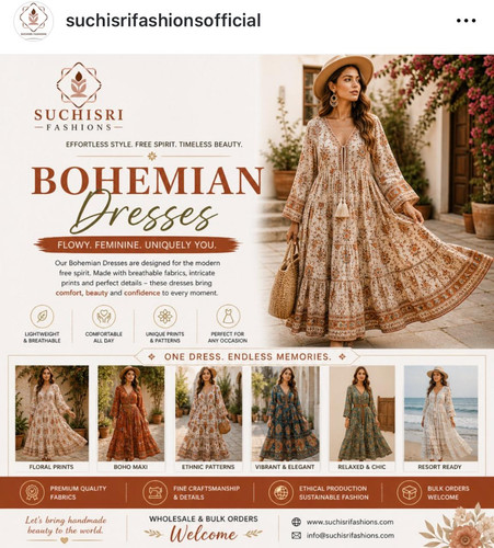 Boho Dress Supplier in Melbourne by Suchisrifashions.jpg