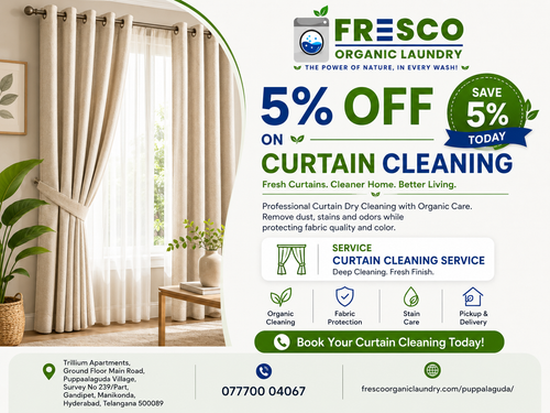 Fresh curtains can make your whole home feel cleaner and brighter.