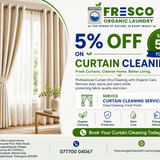 Fresh curtains can make your whole home feel cleaner and brighter.