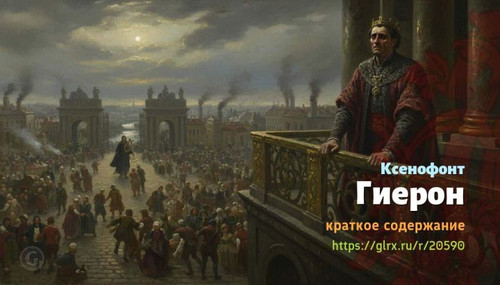 Читать краткий пересказ книги «Гиерон» (автор:  Ксенофонт). Ксенофонт: «Гиерон» Ксенофонта, краткое .jpg