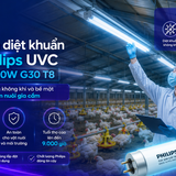 bong den tia cuc tim diet khuan khu trung tuv philips uvc 0m9 tuv 30w g30 t8 khu khuan chan nuoi ga 