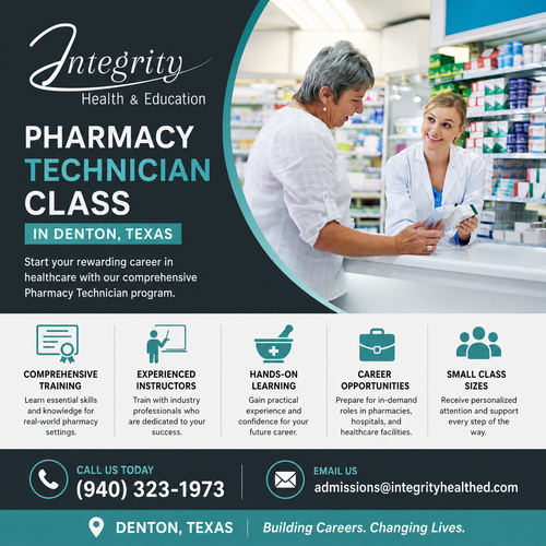 Pharmacy Technician Class in Denton, Texas.png