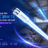 bong den tia cuc tim diet khuan khu trung tuv philips uvc 45cm tuv 25w g25 t8 dung trong trang trai 