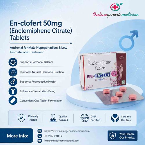 En-clofert 50mg Tablets | Enclomiphene For Sale Information.jpg