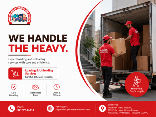 Heavy lifting is our job so your move becomes easy.