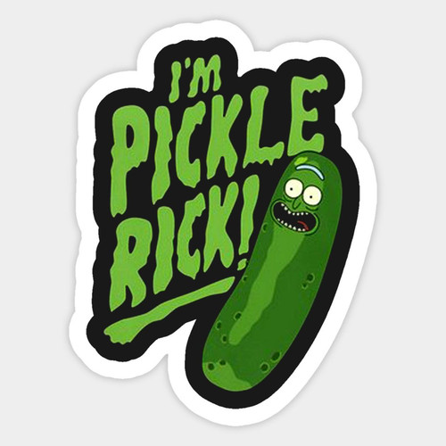 i m pickle rick sticker im pickle rick 5ac167ad643b.jpg