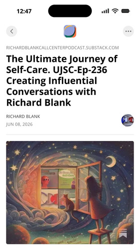 The ultimate journey of self care UJSC Ep 236 sales guest Richard Blank Costa Ricas Call Center. (5).jpg