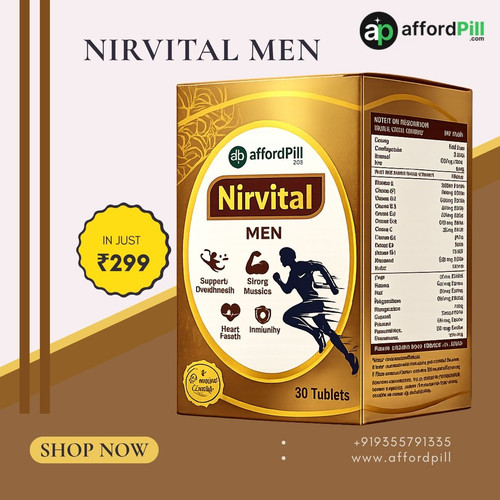 The popularity of online shopping has changed how people discover health and wellness products. Today, many customers search online for information, reviews, and product details before making a purchase. This growing trend has helped Nirvital Men gain visibility among users looking for trusted wellness products.

One reason Nirvital Men is trending online is the increasing interest in men's health and wellness. More men are focusing on maintaining balanced lifestyles and supporting their daily nutritional needs. As a result, products that offer convenience and fit easily into everyday routines are becoming more popular.

Another factor behind the growing demand is the ease of online access. Customers can browse product information, compare options, and place orders from the comfort of their homes. This convenience encourages more people to learn about products like Nirvital Men and include them in their wellness journey.

Online health discussions, wellness blogs, and social media content also play a role in increasing awareness. Many users actively search for products that support healthy living and complement their daily routine. As more people share information and wellness tips online, interest in Nirvital Men continues to grow.

Overall, Nirvital Men is becoming a preferred choice for individuals looking for practical wellness support. Its growing popularity reflects the increasing focus on men's health, healthy habits, and convenient wellness solutions. As more people adopt health-conscious lifestyles, Nirvital Men continues to attract attention from users seeking simple and reliable daily support.











Order Now:-https://www.affordpill.com/products/nirvital-men
E-mail :-info@affordpill.com
Address :-  D-67, Sector-6, Noida, Uttar Pradesh - 201301
Content No:- +91 9355791335, 9818310317