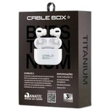 Fone De Ouvido Cable Box Bluetooth Earbud X Titanium Unidade (3)