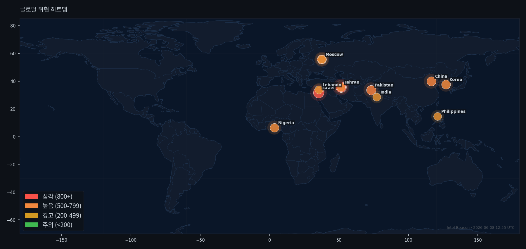 Global Threat Heatmap