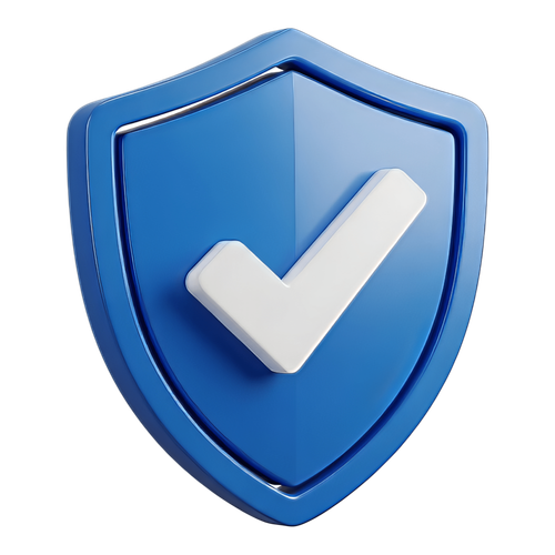 —Pngtree—3d blue shield with check 23193958.png