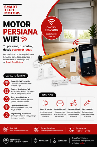 Motor Persiana WIFI de Smart Tech Motors.png