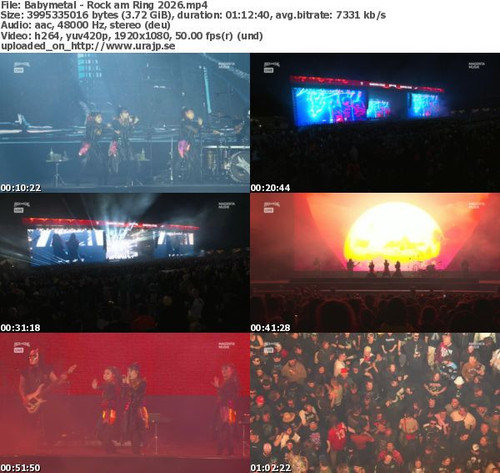 [WEBDL] ベビーメタル – ROCK AM RING 2026
