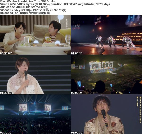 [WEBDL] 嵐 – We Are Arashi Live Tour 2026.05.31