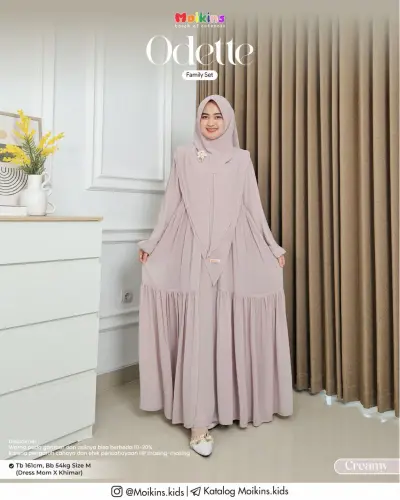 ODETTE DRESS MOM CREAMY.webp