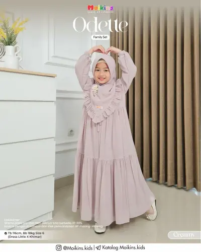 ODETTE DRESS LITTLE CREAMY.webp