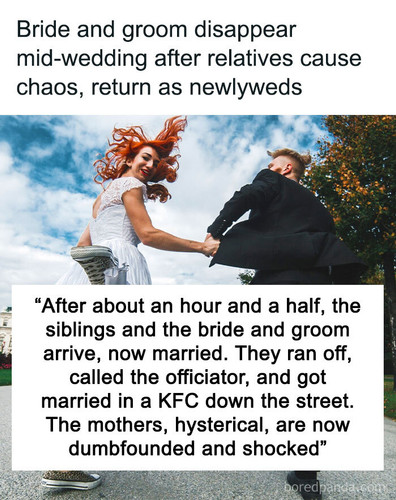 bride groom run away wedding ceremony sharing.jpg