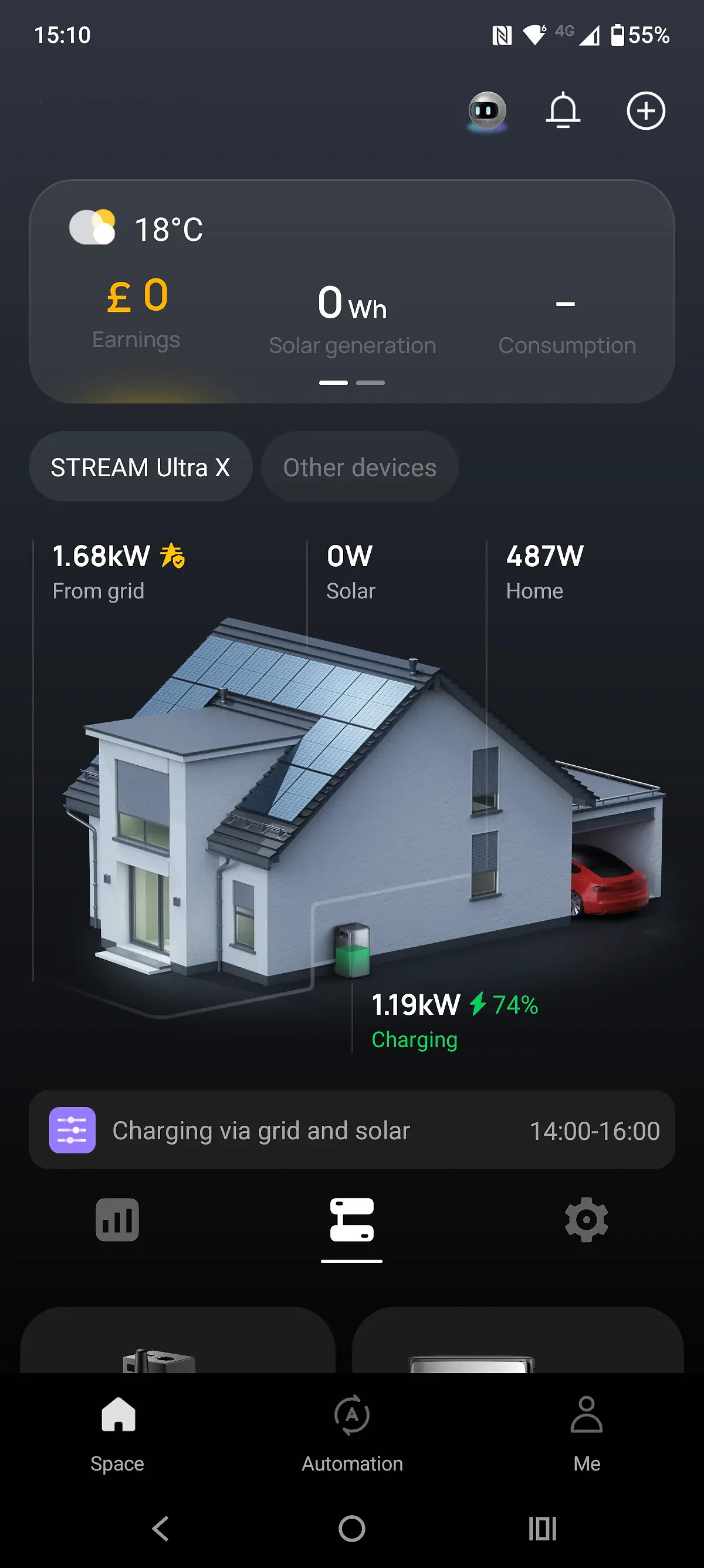 EcoFlow Stream control application