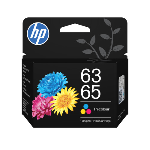 HP 63 65 Tri colour AP Ink Cartridge B7RT2AA Front.jpg