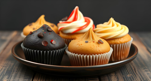A plate of muffins [マフィンの盛り合わせ].jpg