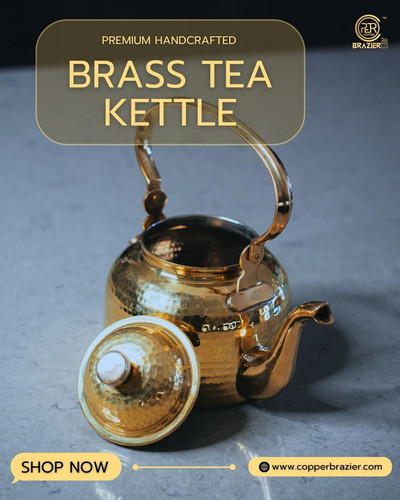 Premium Handcrafted Brass Tea Kettle – Rustic & Royal for Your Kitchen.jpg