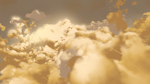 Golden clouds bg commission.png