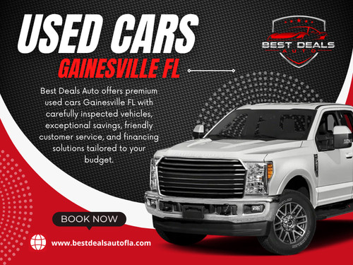 Many drivers looking for Used Cars Gainesville FL want more than just an affordable option. They want a dealership that will give them honest information, quality choices and a smoother road to ownership.

Best Deals Auto

Address: 3432 N Main St, Gainesville, FL 32609, United States
Phone No: +13523167767
Email: Sales@bestdealsautofla.com
Find Us On Google: https://maps.app.goo.gl/NcDiaXYz3njbZHuF6

Read Our Blogs:
https://bestdealsautofla.wordpress.com/
https://bestdealsauto.mystrikingly.com/ 
https://www.viki.com/users/bestdealsautofla/collections

More Links:
https://beacons.ai/bestdealsautofla
https://gravatar.com/bestdealsautofla
https://disqus.com/by/bestdealsautofla/about/