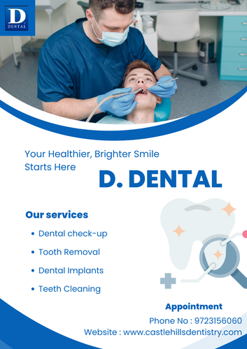Blue and White Simple Dental Clinic Poster.png