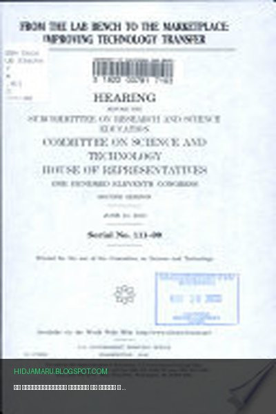Обложка книги «От лабораторного стенда до рынка» - United States. Congress. House. Committee on Science and Technology (2007). Subcommittee on Research and Science Education