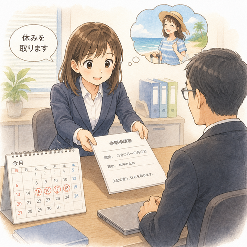 3. 取ります（とります）［休みを～］— mengambil cuti.png