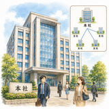 14. 本社（ほんしゃ）— kantor pusat