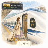 27. のぞみ — nama layanan Shinkansen