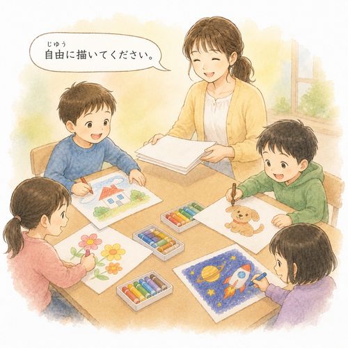 40. 自由に（じゆうに）— dengan bebas.png