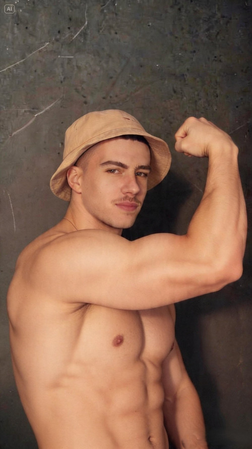 dreamina 2026 04 18 6444 Edit the image so the man is shirtless, ....jpg