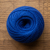 Blue Crochet Yarn on Blueprint Texture