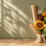 Crochet Sunflower Bouquet Packaging