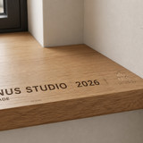 Spinus Studio Branded Wooden Shelf