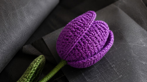 Purple Crochet Tulip Close-up.jpg