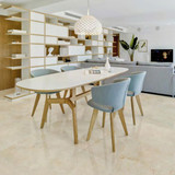 floor of Crema Marble tile
