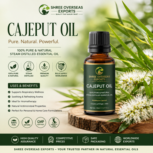 Cajeput Essential Oil for Cosmetics Manufacturer – Premium Botanical Oil for Global Cosmetic Brands.png
