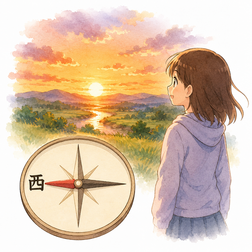 49. 西（にし）— barat.png