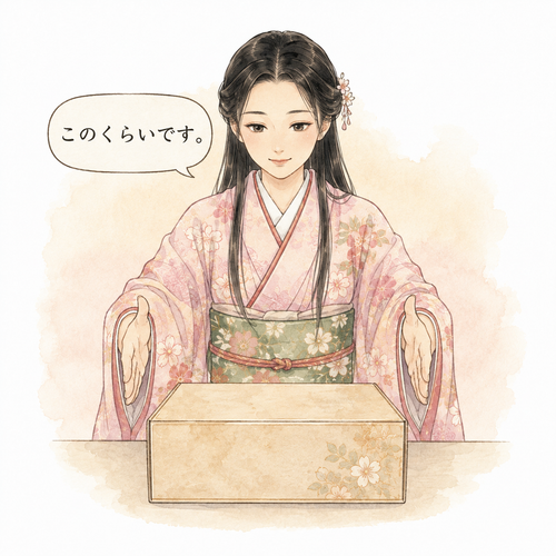 34. このくらい — sekitar segini.png